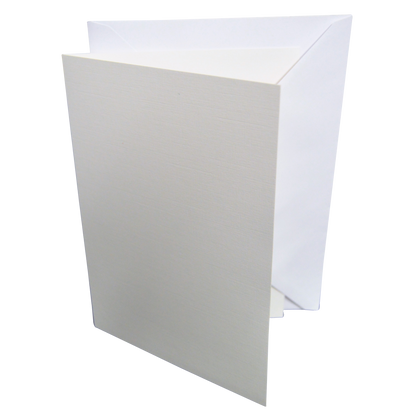 5x7 Coloured Greeting Card Blanks & Envelopes – Choose Colour & Quantity