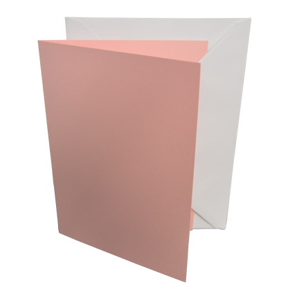 5x7 Coloured Greeting Card Blanks & Envelopes – Choose Colour & Quantity