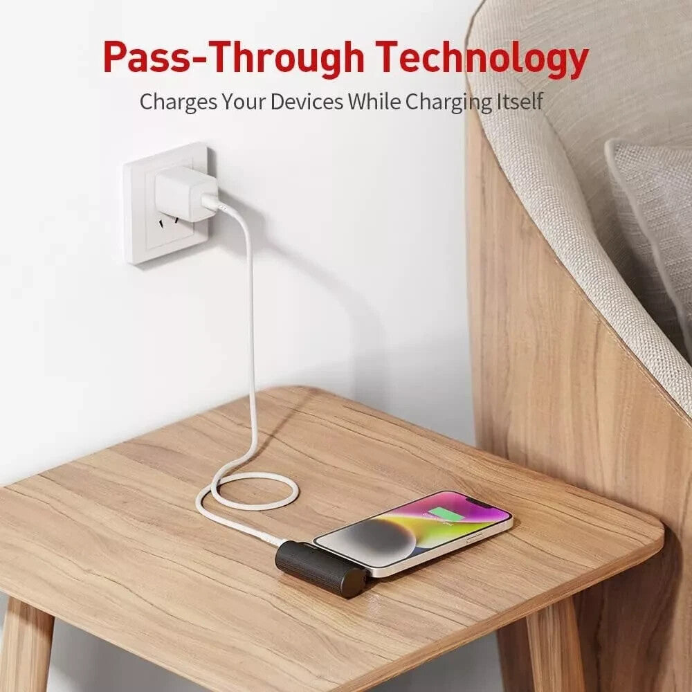 iWALK Mini Portable Charger 3350mAh Ultra-Compact Power Bank Small for Iphones