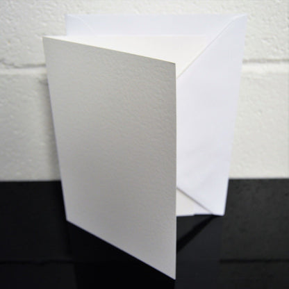 A5 Coloured Greeting Card Blanks & Envelopes – Choose Colour & Quantity