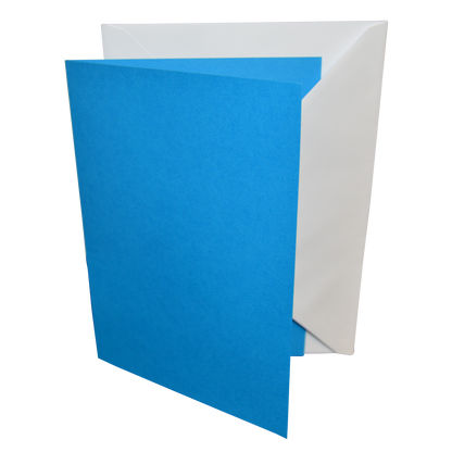 A5 Coloured Greeting Card Blanks & Envelopes – Choose Colour & Quantity