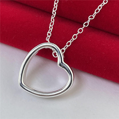 Hollow Heart Necklace