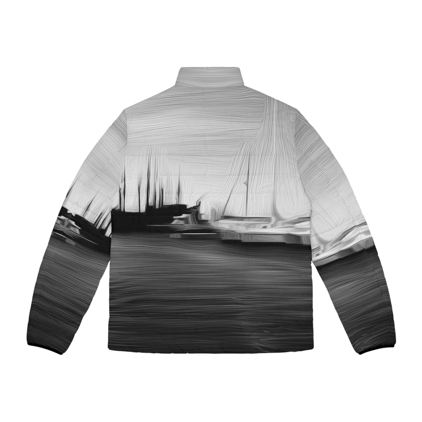The Sleeping Yachts (at Night) - Mens Puffer Jacket
