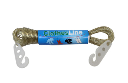 10m Outdoor Clothesline with 2 Hooks EcoFriendly Drying Solution