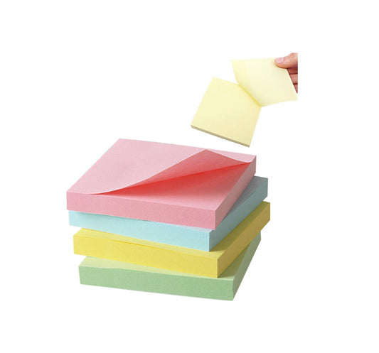Premium Sticky Notes Memo Block 400 Sheets 76x76mm