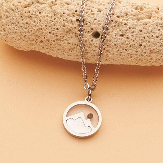 Round Hollow Mountain Necklace