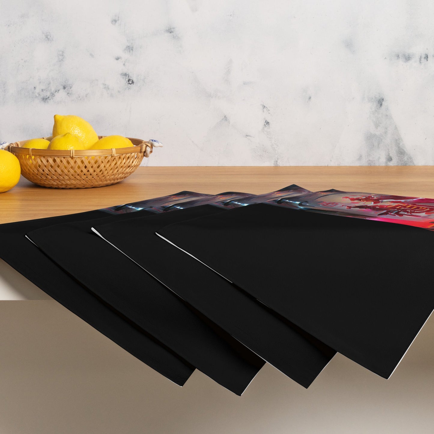 Half Black Half Báijiǔ - Placemat Set