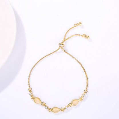 Zircon Flower Bracelets