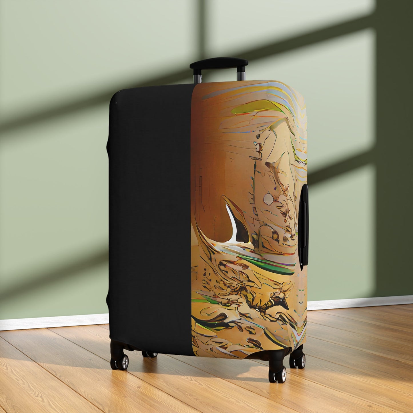 Half Black Half Gāolàng – Protective Suitcase Cover