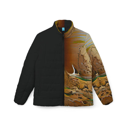 Half Black Half Gāolàng - Womens Puffer Jacket