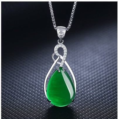 Emerald, Ruby Clavicle Necklace
