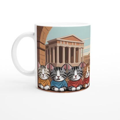 Ancient Roman Animal Lovers Mug – Ceramic 11oz Coffee Cup 🐾🏛️