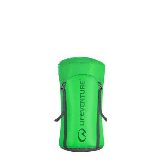 Lifeventure Ultralight Water Resistant Compression Sack - 15 Litres Green