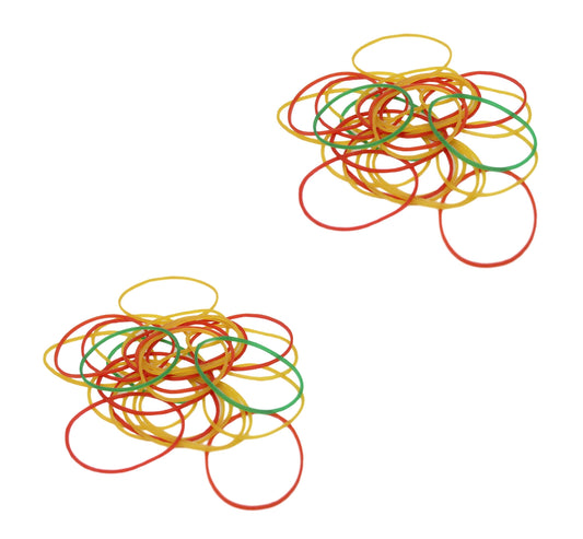 300 Assorted Color Thin Rubber Bands Set for Crafts School Supplies