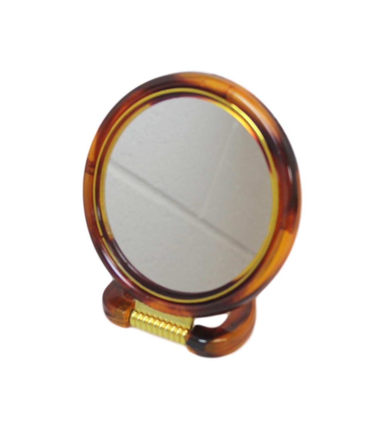15cm Double Sided Desk Stand Mirror for Makeup Grooming