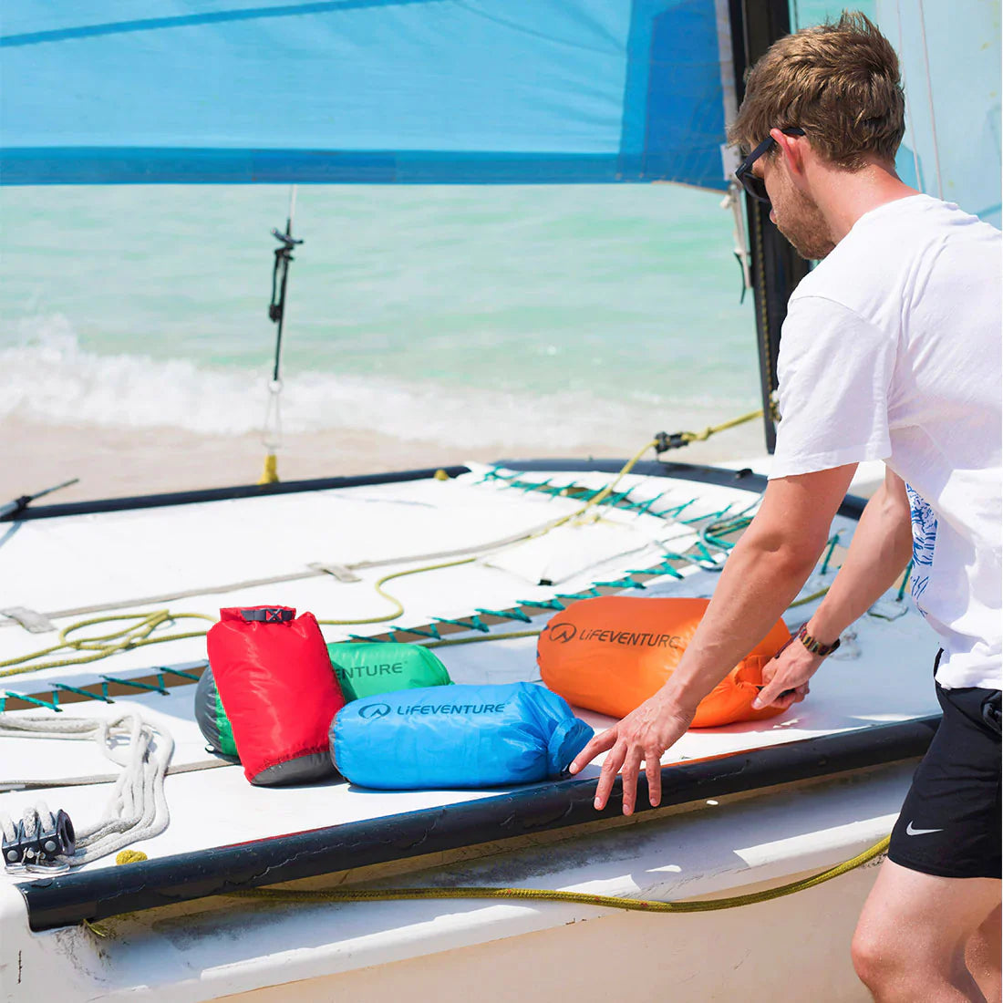 Lifeventure Ultralight Dry Bag - 15 Litres Orange