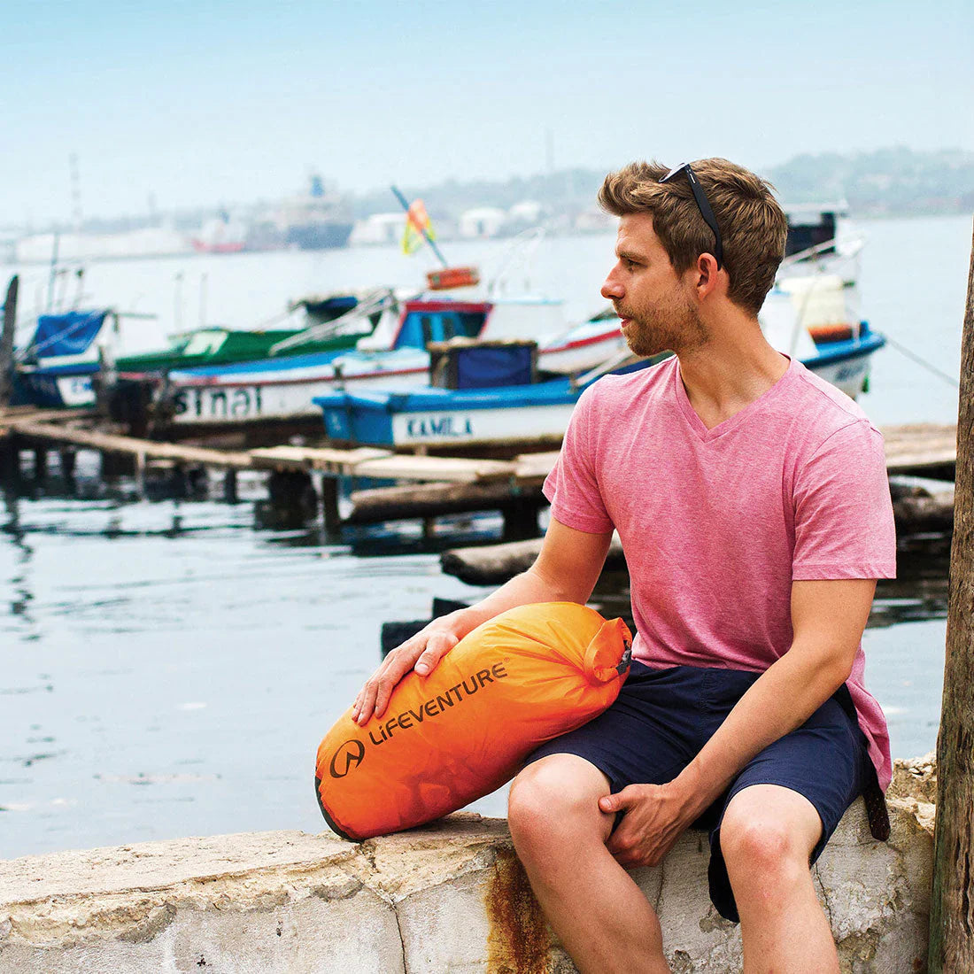Lifeventure Ultralight Dry Bag - 15 Litres Orange