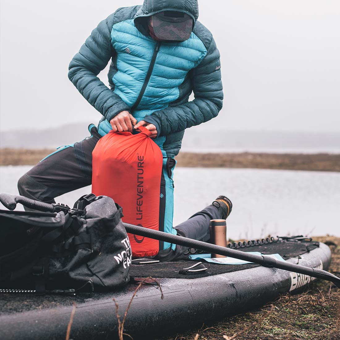 Lifeventure Ultralight Dry Bag - 25 Litres Red