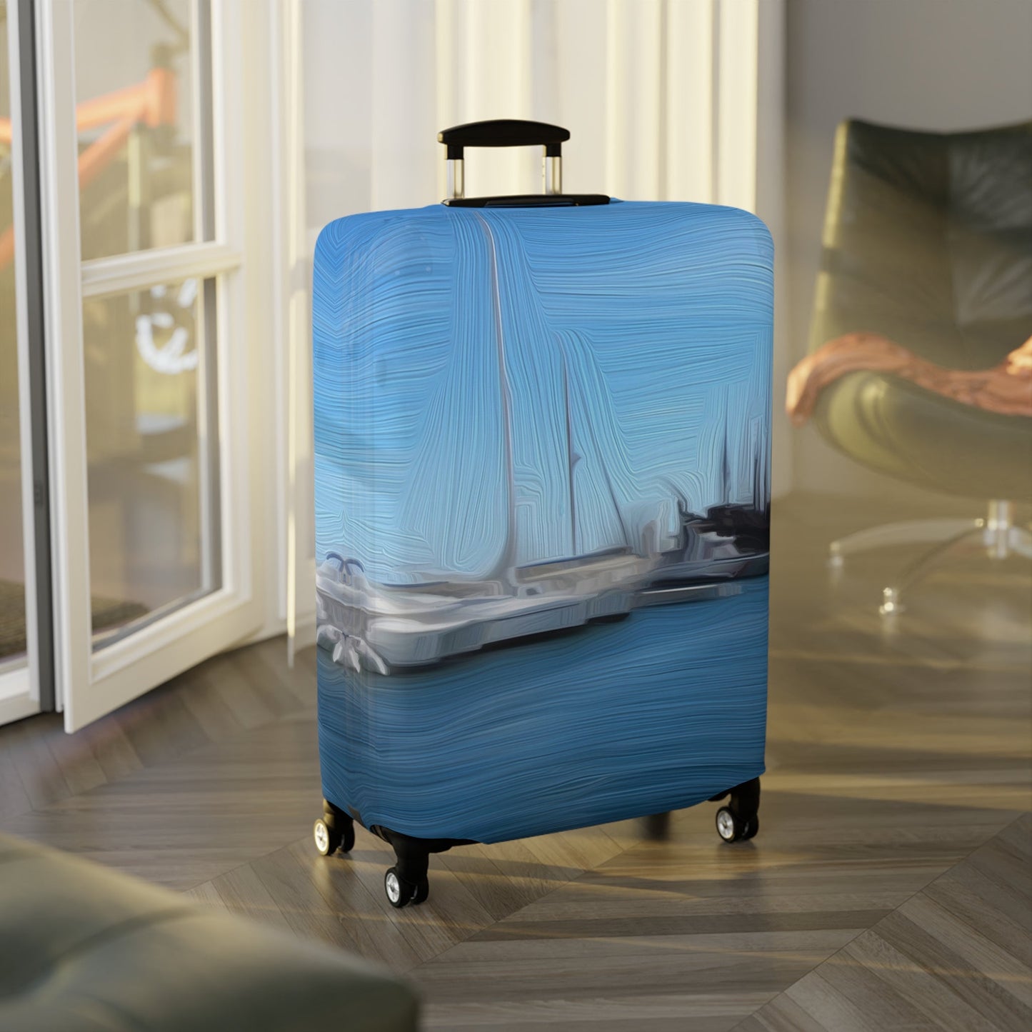 The Sleeping Yachts (at Morning) – Protective Suitcase Cover