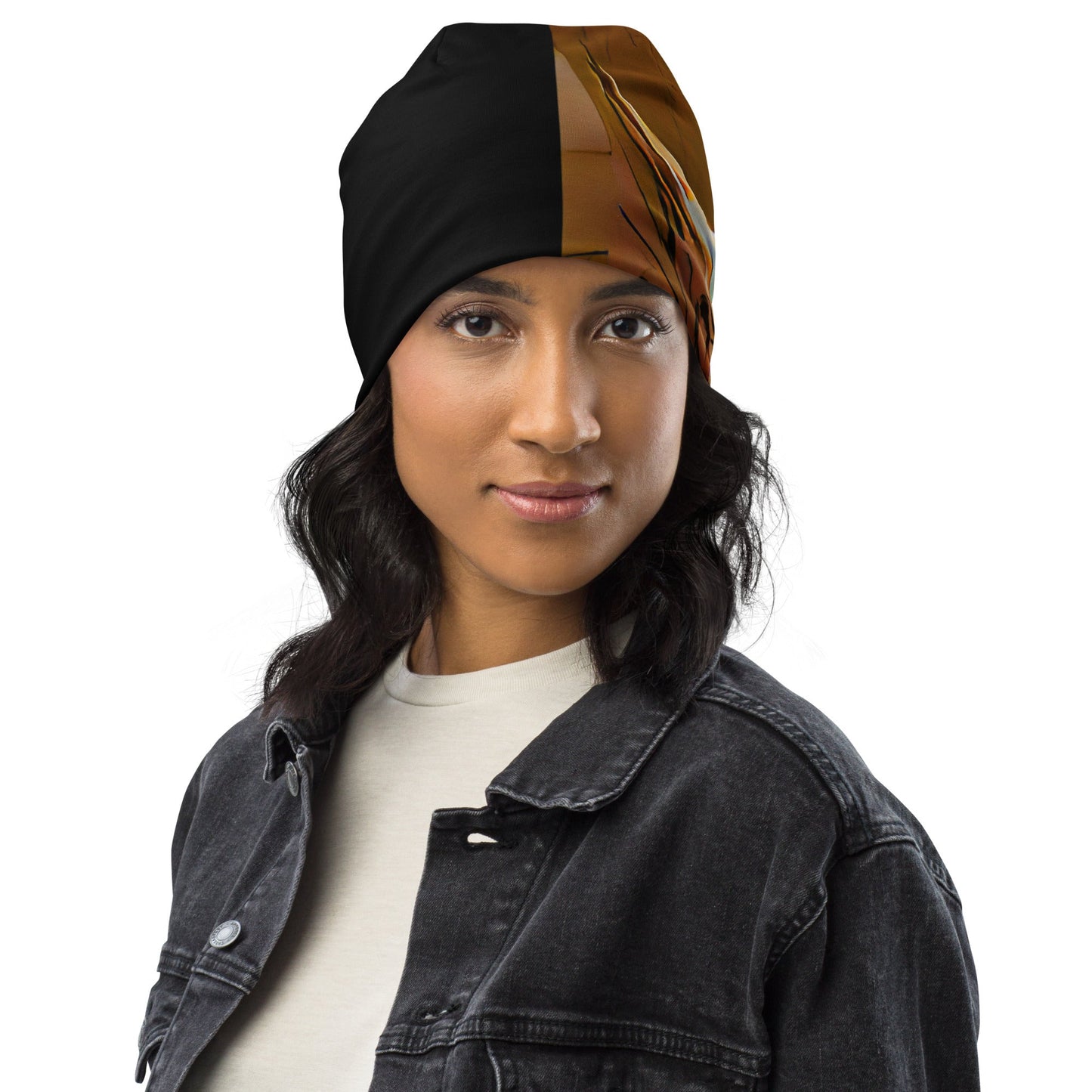 Half Black Half Gāolàng - Beanie