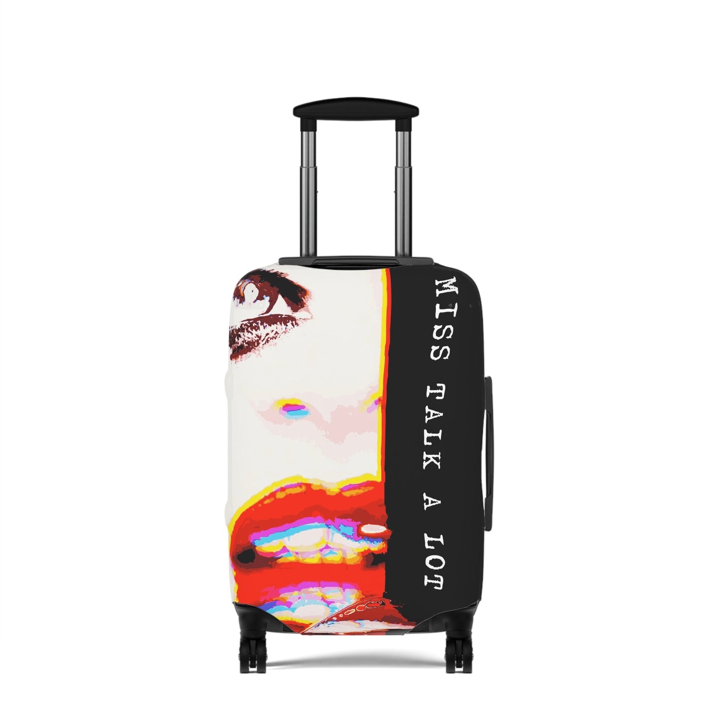 Miss Talk A Lot – Protective Suitcase Cover