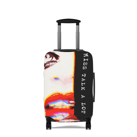 Miss Talk A Lot – Protective Suitcase Cover