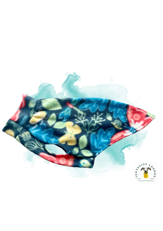 Fleece Vest - Butterfly Garden