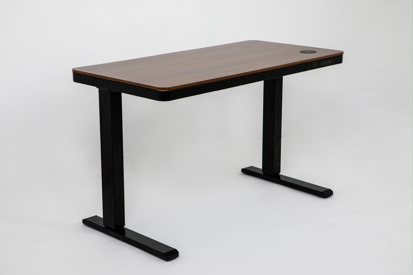 E-Max Electric Height Adjustable Desk Walnut (Wood Top) – Purus Life