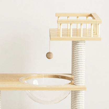 Chalet Cat Climber, Cat Tree, Wood
