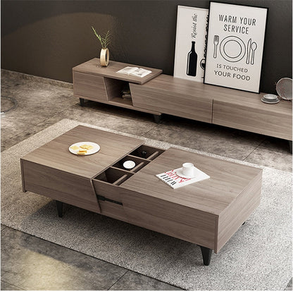 Noric Media Units, Extendable TV Stand, Coffee Table, Side Cabinet