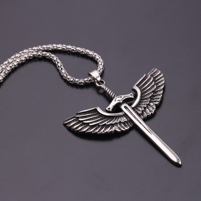 Men’s Viking Double Axe, snake bone & scorpion Chain
