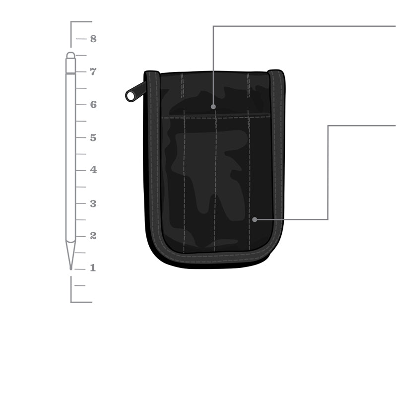 Rite in The Rain Top Bound Notebook Cover - Black