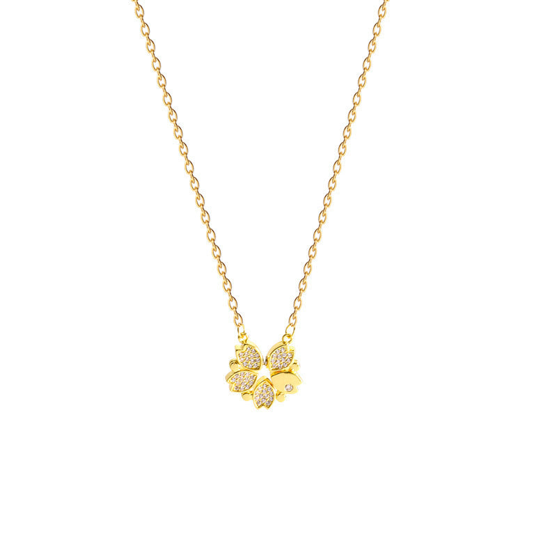 Four-Leaf Clover Pendant Necklace