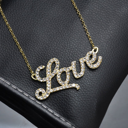 Love Letter Crystal Necklace