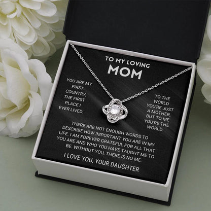 Eternal Heart Four-Leaf Clover Necklace