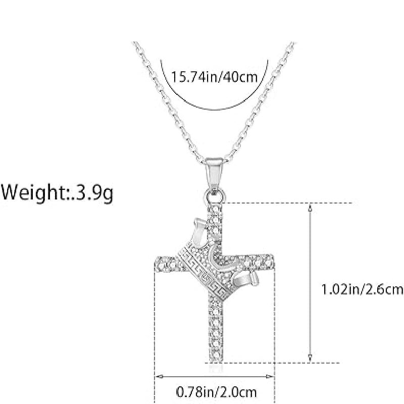 Cross Crown Necklace