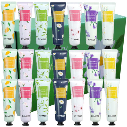 5iktery 21-Pack Hand Cream Gift Set – Deep Hydration, 7 Scents, 30ml Tubes