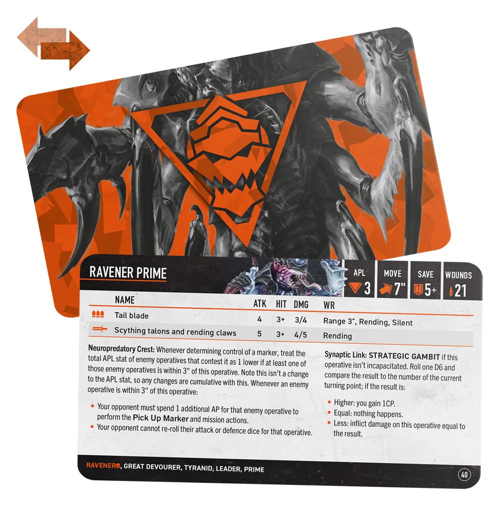 Kill Team Datacards: Raveners