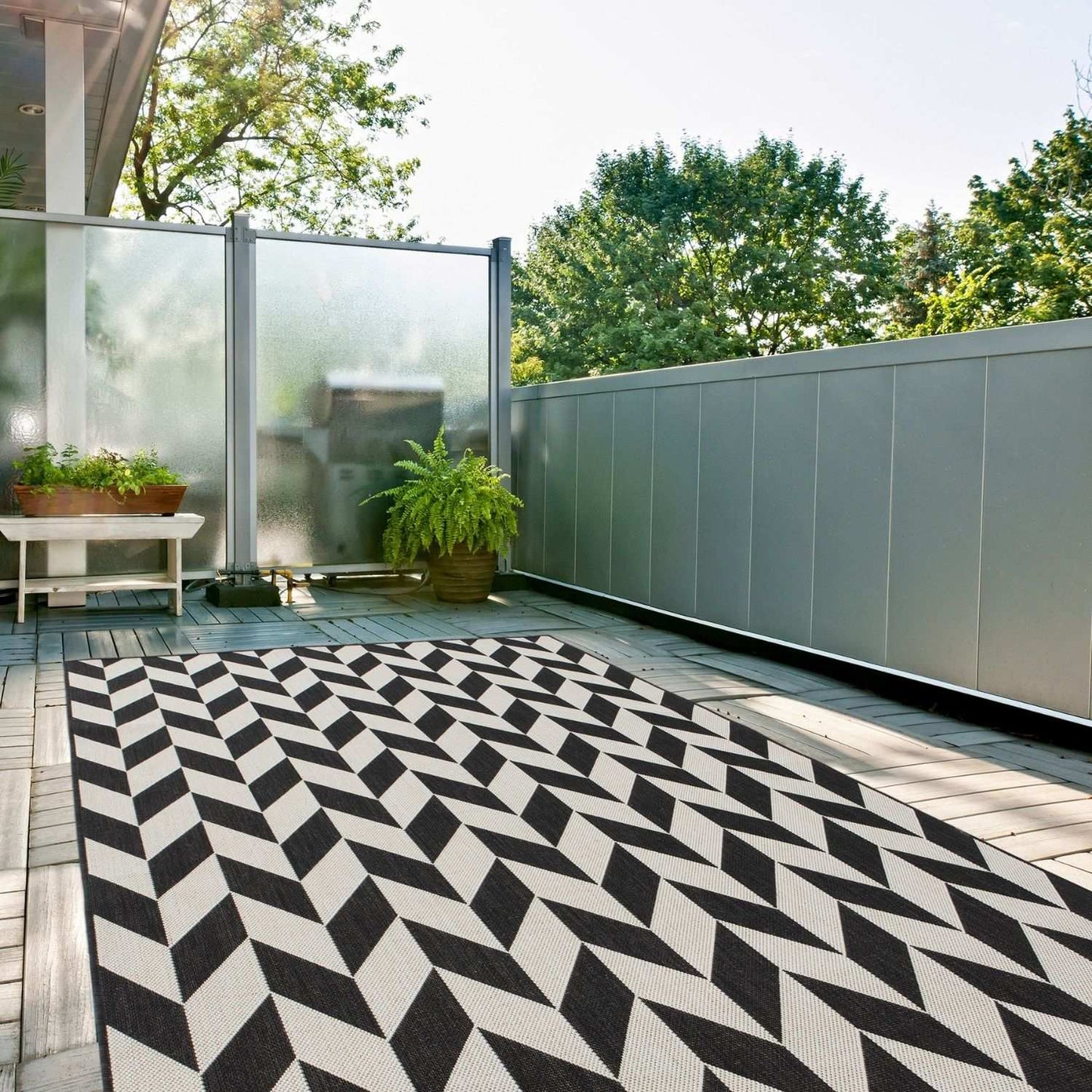 Ecology Outdoor Rug Black | 600Bl