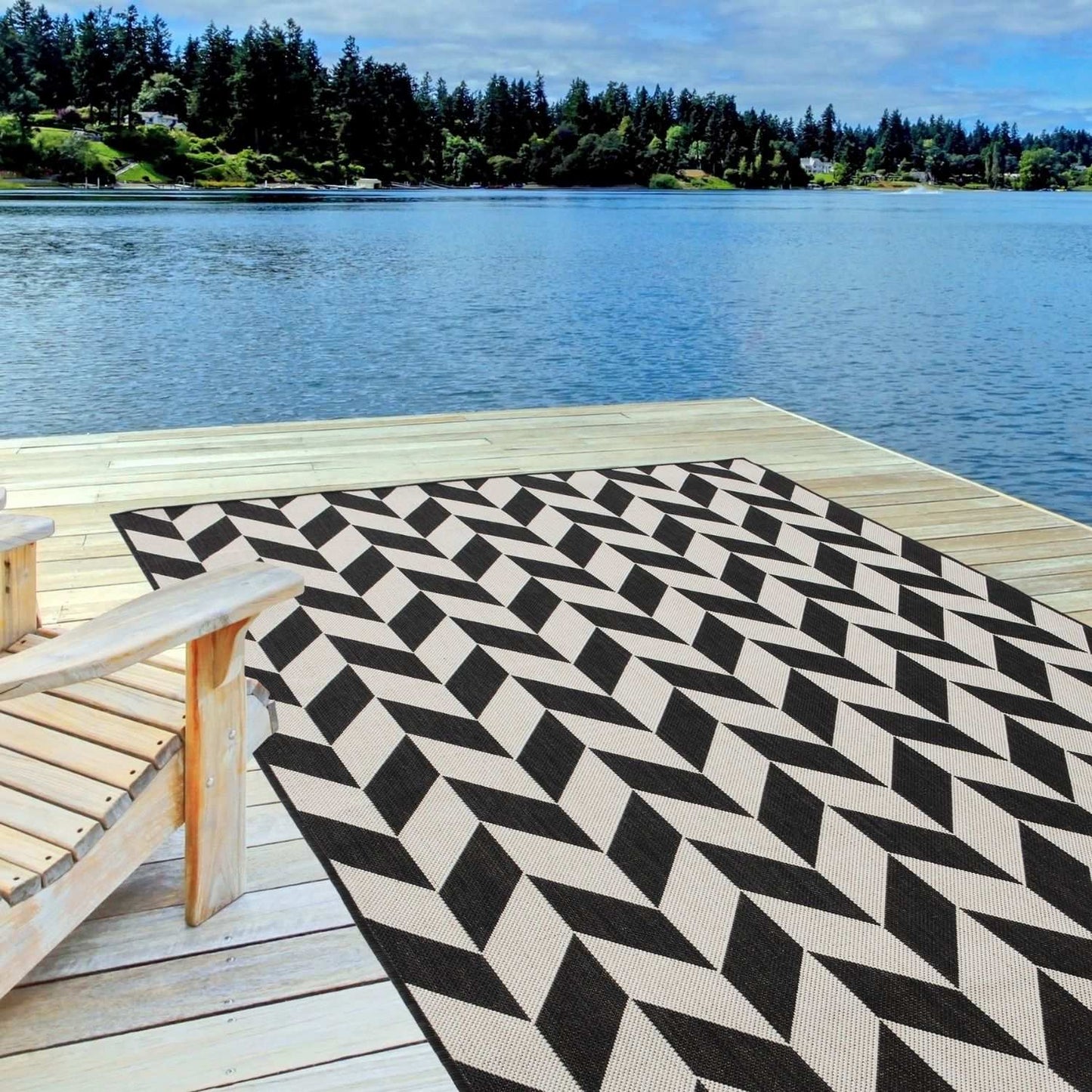 Ecology Outdoor Rug Black | 600Bl