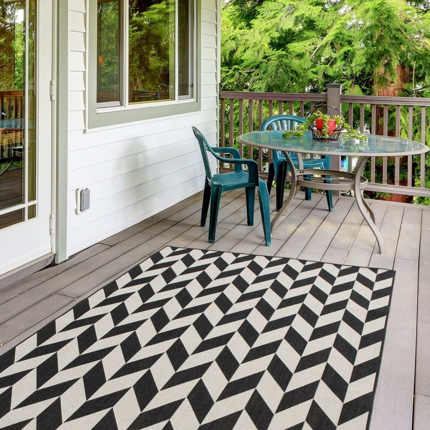 Ecology Outdoor Rug Black | 600Bl