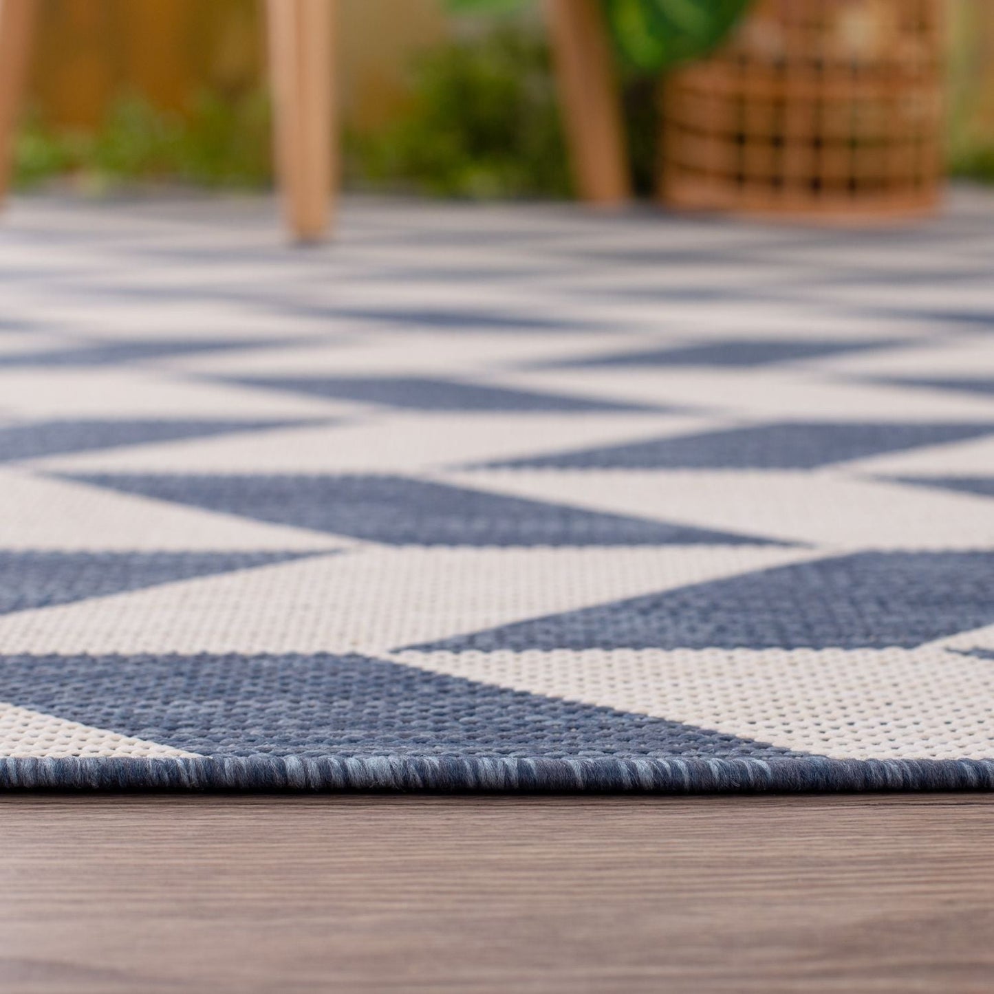 Ecology Outdoor Rug Blue | 600Blu