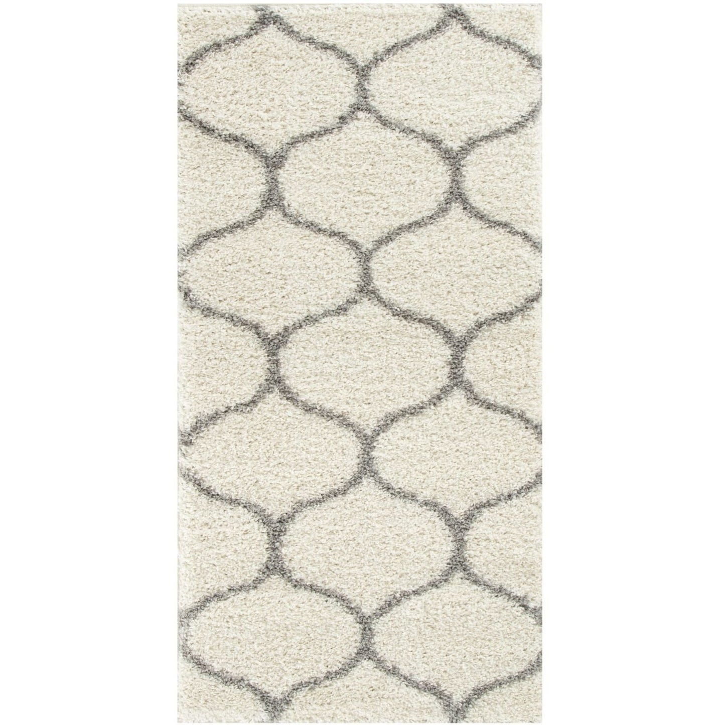 Moroccan Ivory Shaggy Rug | 600
