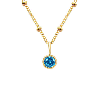 Diamond Birthstone Necklace