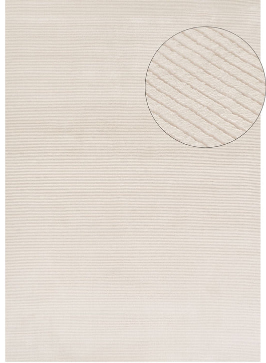 Carmel Cream Striped Rug | 6010