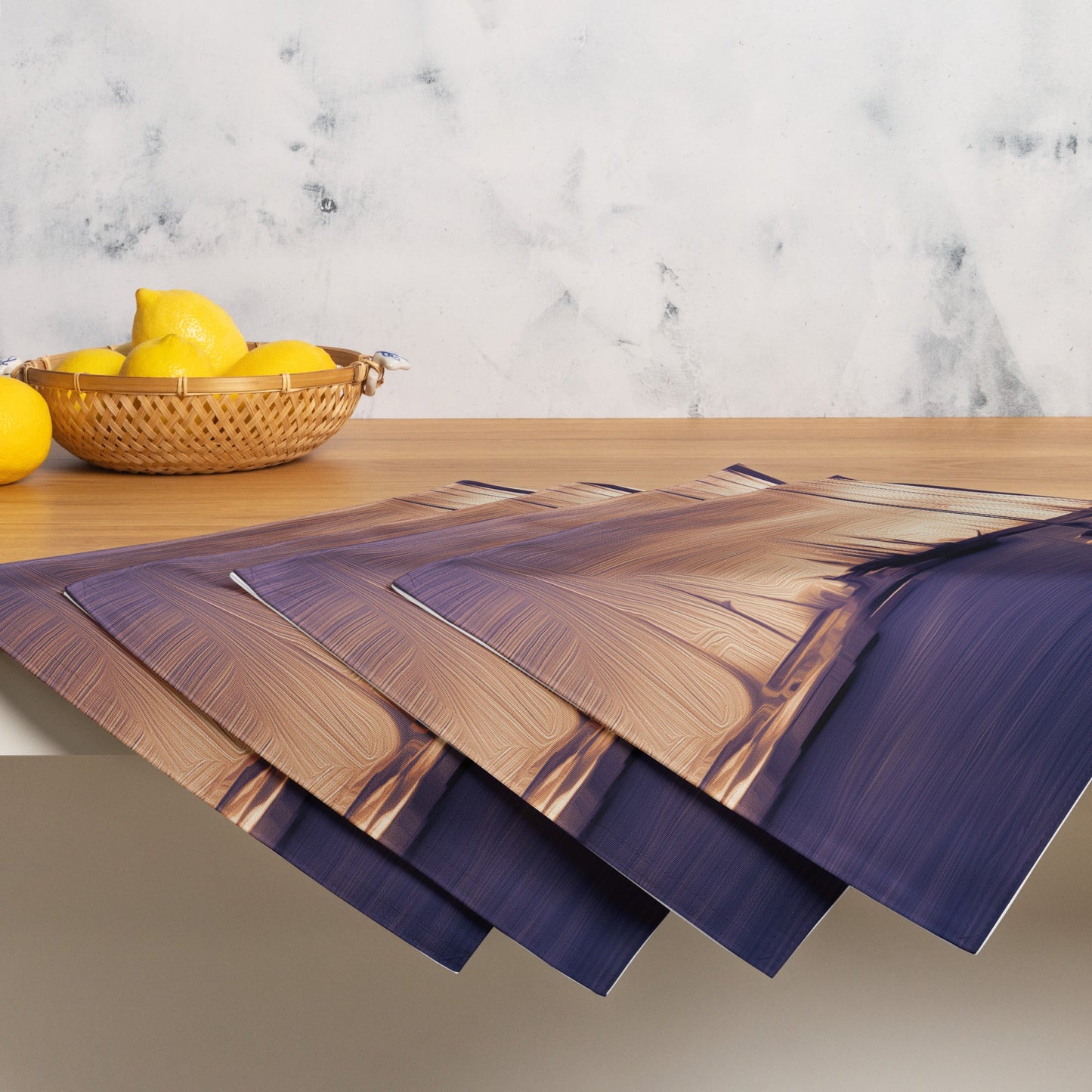 The Sleeping Yachts (at Sunset) - Placemat Set