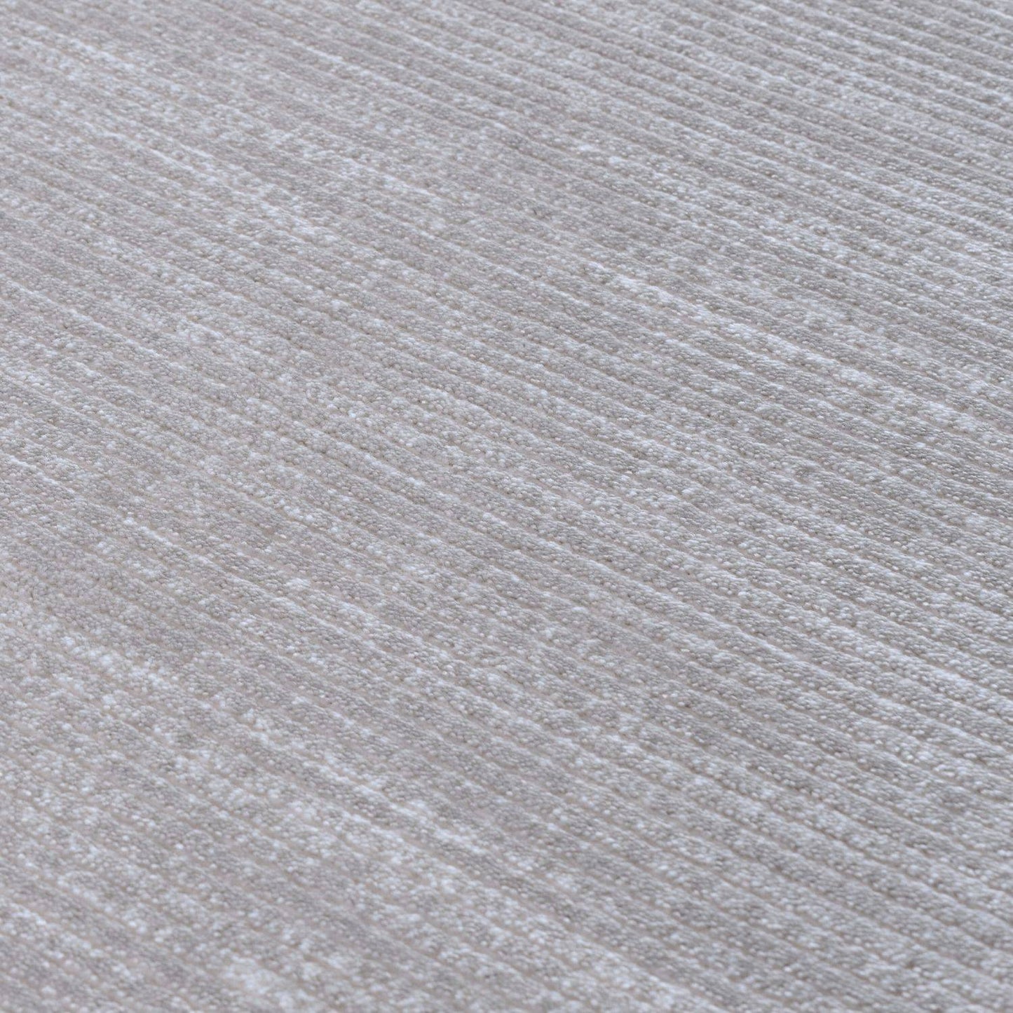 Carmel Grey-Cream Striped Rug | 6020