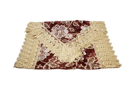 Moroccan Lace Floral Table Runner Elegant Home Decor Accent
