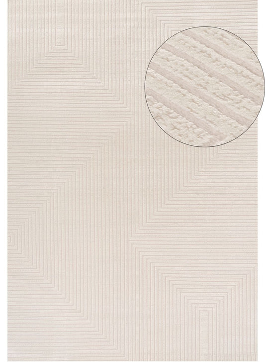 Carmel Cream Geometric Rug | 6040