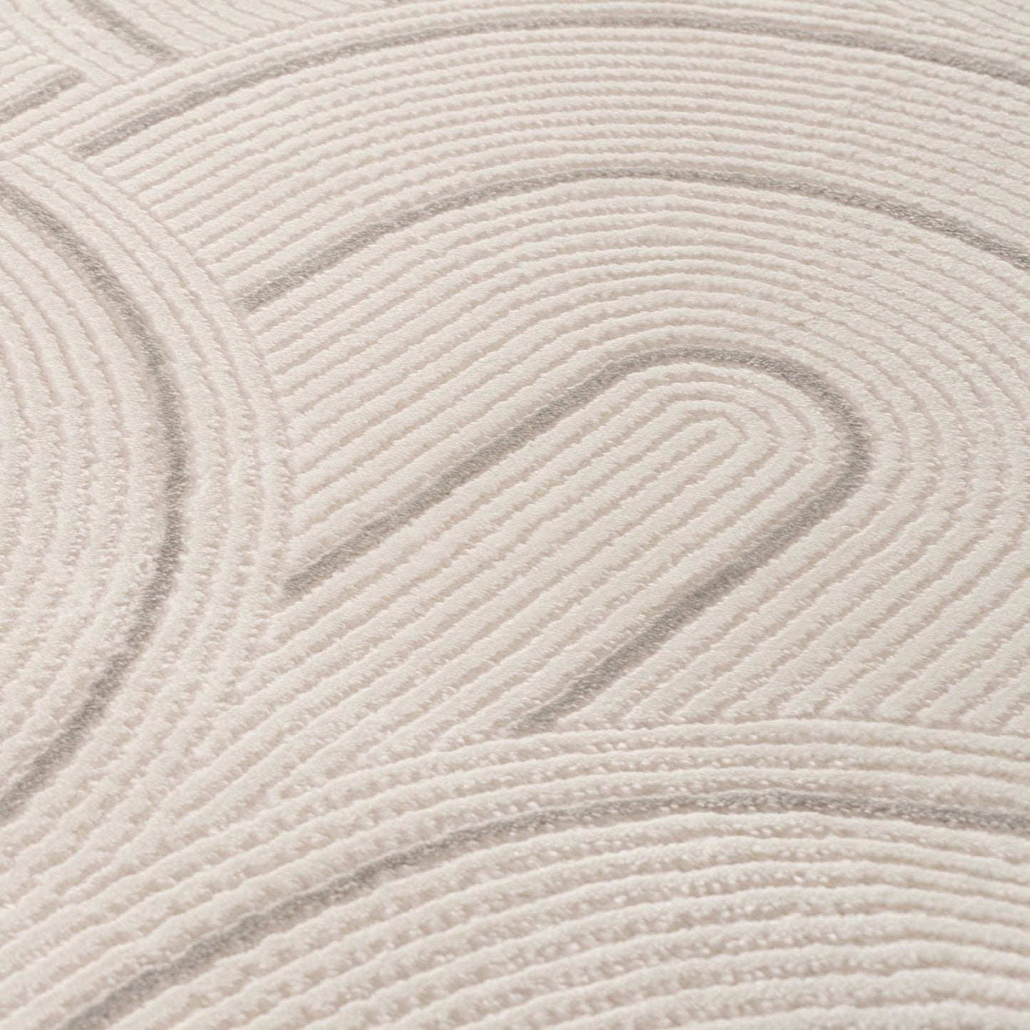 Carmel Cream-Grey Geometric Rug | 6070